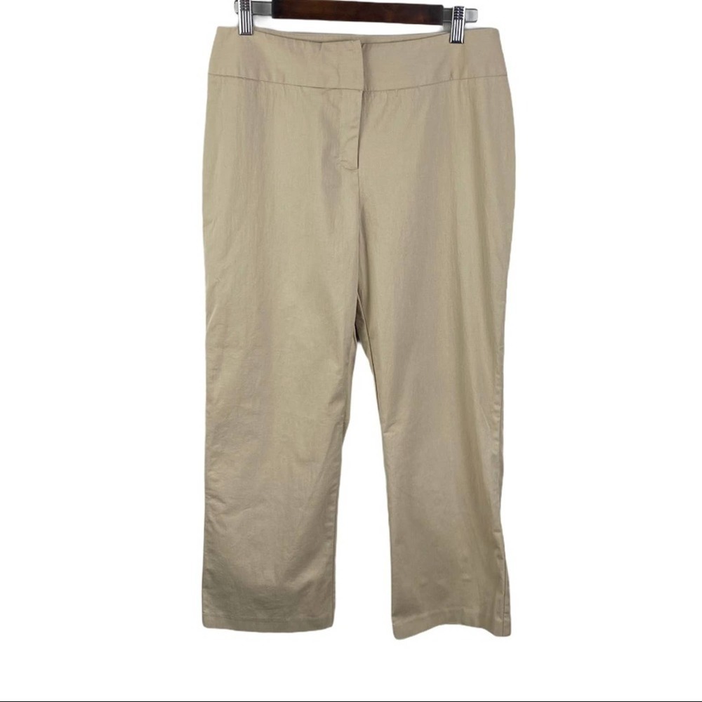 Hillard and Hanson Khaki Capris